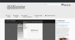 Desktop Screenshot of makuisine.com
